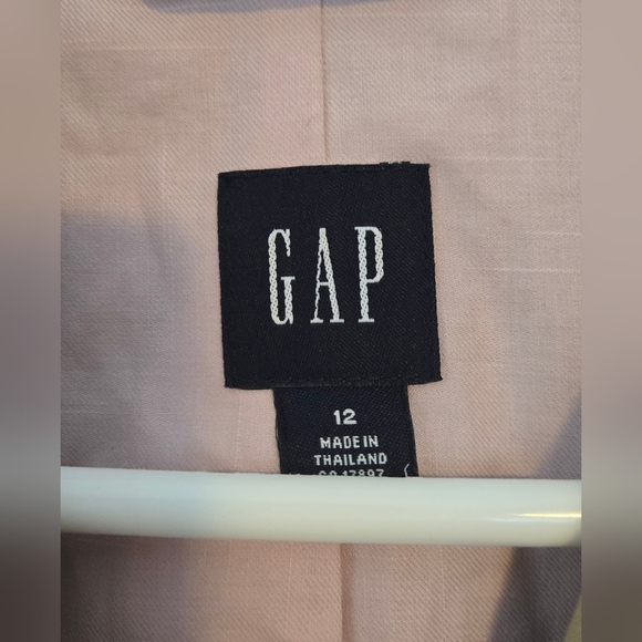 GAP Women's Preppy Old School 90s Prepschool Khaki Classic Blazer Size M - Picture 5 of 7